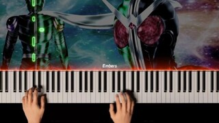 【AI Special Effects Piano】WBX ~W Boiled Extreme-Kamen Rider W ธีมเพลง