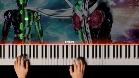 【AI Special Effects Piano】 WBX ~ W Boiled Extreme-Kamen Rider W Theme Song