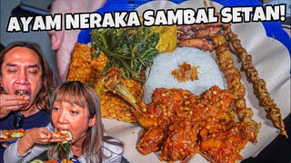 GILA SEREM! AYAM PEDAS SAMBEL SETAN DKT KUBURAN😭😭