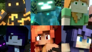 [Mashup of MC]Rise of 14 Characters in BPS, Rainimator and Annoying Villagers.