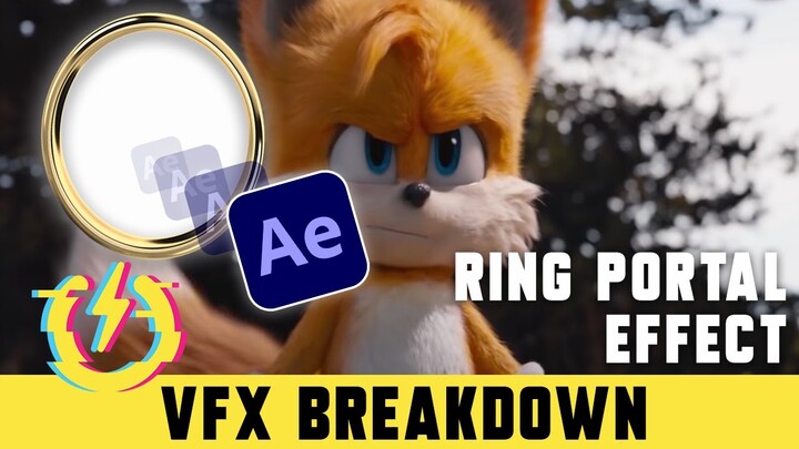 RING PORTAL EFFECT from Sonic the Hedgehog 2 (After Effects Tutorial)
