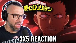 MY HERO ACADEMIA 3X5 REACTION "Drive It Home, Iron Fist!!!" Boku No Hero Academia