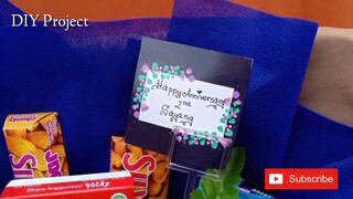 CARA MEMBUAT BUKET COKLAT KADO ANIVERSARY - CHOCOLATE BOUQUET GIFT