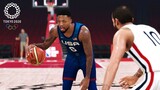 NBA 2K21 Ultra Modded Olympics | USA vs France | Full Game Highlights
