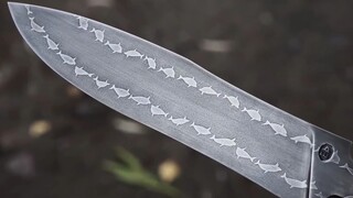 Handcraft | Self-Made Damascus Steel Knife