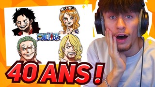 TOUS les PERSONNAGES de ONE PIECE à 40 et 60 ans ! (Glow UP ?)