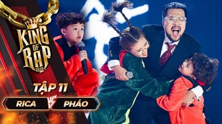 PHÁO - RICA "bắt tay" PIGGY làm náo loạn sân khấu với bản hit HỌC THÊM | KING OF RAP Tập 11