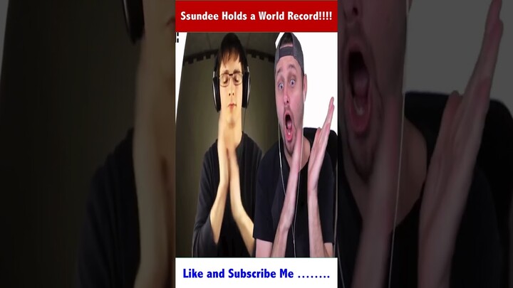 Ssundee Holds a World Record !!!!!!!!!!!! #shorts