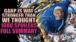 GARP IS WAY STRONGER THAN WE THOUGHT (Full Summary) / One Piece Chapter 1080 Spoilers