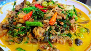 แกงเผ็ดกบนากะทิสด (สูตรแกงป่า)ทำง่ายไม่ยุ่งยาก สไตล์ | ครัวบ้านๆ Channel