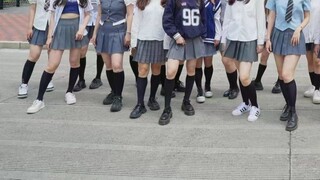 【Gadis Tidak Pernah Mati】 Hebat! 24 Gadis Sekolah Bahasa Asing Shanghai menari mengikuti keseluruhan