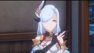 日配申鹤念广告词的人机感拉满...笑哭...（cv：川澄绫子）