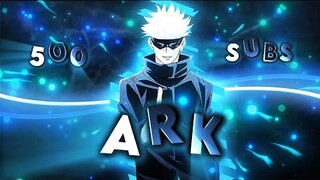 Jujutsu kaisen「AMV / EDIT」- Ark 500 Subs ! | Alight Motion 📱