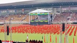 gerak jurus rampak bersama Shinobi semut merah