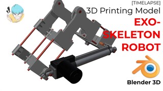 Bikin Pusing! komis Custom 3D model Exo Skeleton (alat kesehatan) versi Mendang Mending