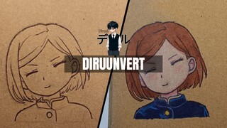 Drawing Kugisaki Nobara Before & After [Jujutsu Kaisen]