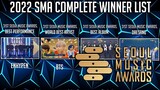 2021 SMA WINNER LIST | 31st Seoul Music Awards