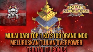 Rise Of Kingdom - Top 1 Power Individual KD 3109 INDO | Meluruskan Tujuan Projek Overpower Teratai