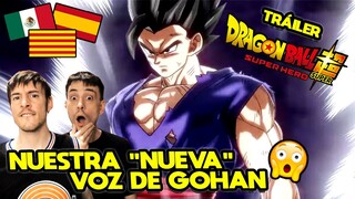 ESPAÑOLES REACCIONAN A DRAGON BALL SUPER SUPER HEROE 💥TRÁILER CATALÁN vs CASTELLANO vs LATINO💥