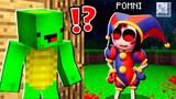 Why Creepy POMNI ATTACK MIKEY and JJ at 3:00am ? - in Minecraft Maizen