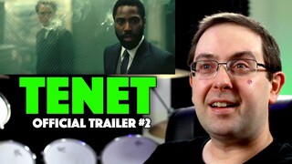 REACTION! Tenet Trailer #2 -Aaron Taylor-Johnson Movie 2020