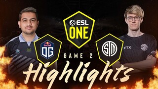 Game 2: TSM FTX vs OG | ESL One Stockholm | May 17, 2022