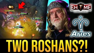 TWO ROSHANS at the same time in OFFICIAL MATCH?! - EHOME vs ARIES