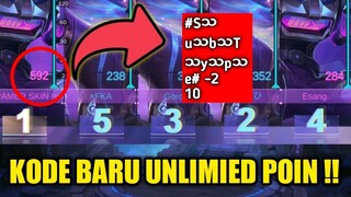 BUG KODE BARU !! UNLIMITED POIN EVENT PROMO DIAMOND BURUAN SEBELUM MOONTON TAU ! PASTI JUARA 1