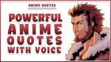 Powerful Anime Quotes With Voice