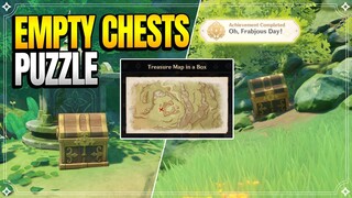 Treasure Map in a Box | Chests with 1 Mora Inside | World Quests & Puzzles |【Genshin Impact】