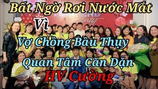 💥Cảm Động Giây Phút Vợ Chồng Bầu Thụy Quan Tâm Đặc Biệt HV Cường