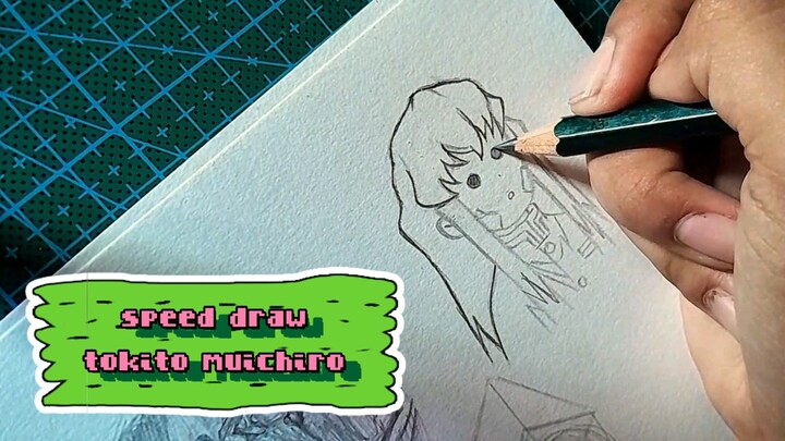 Drawing Tukiyo Muichiro || Demon Slayer | speed draw version