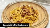 สปาเกตตี้ คาโบนารา ส่วนผสมแค่ 5 อย่าง Spaghetti alla Carbonara | AnnMade