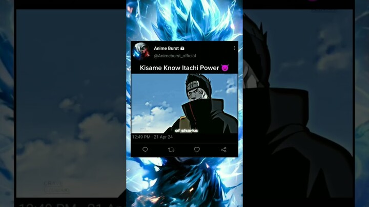 Kisame Know Itachi Power 😈 || #shorts #shortvideo #naruto #narutoshippuden #itachi #viral