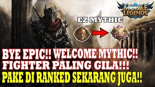 EPIC ABADI WAJIB NONTON!! FIGHTER PALING OVER POWER !! WARRIOR - MYTHIC = EZ !!!