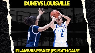 VANESSA DE JESUS 4TH GAME VS LOUISEVILLE / NCAA WOMEN'S BASKETBALL