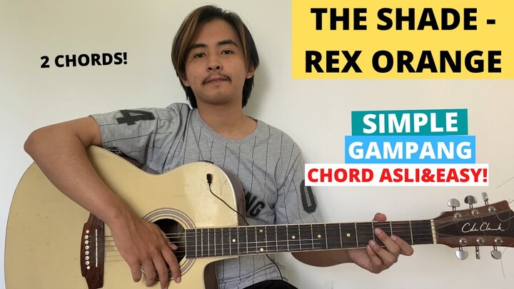 CHORD SIMPLE GAMPANG (The Shade - Rex Orange County) (Tutorial Gitar) Easy Chords!
