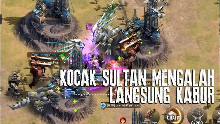 KOCAK SULTAN MENGALAH LANGSUNG KABUR AZURTANE STATE OF SURVIVAL