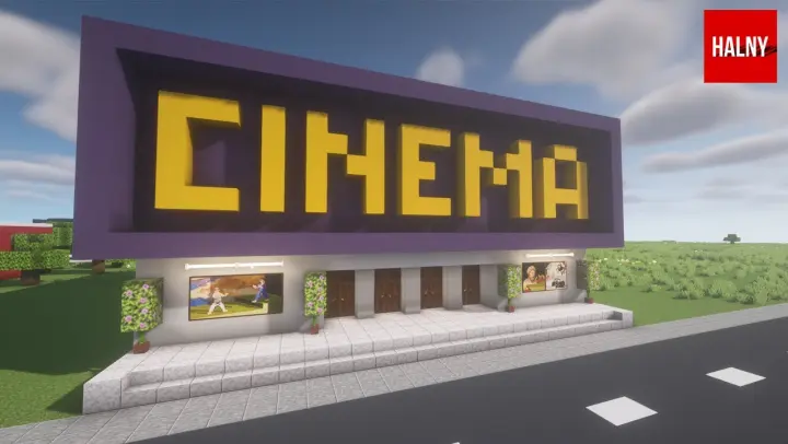 Cinema in minecraft - Tutorial build
