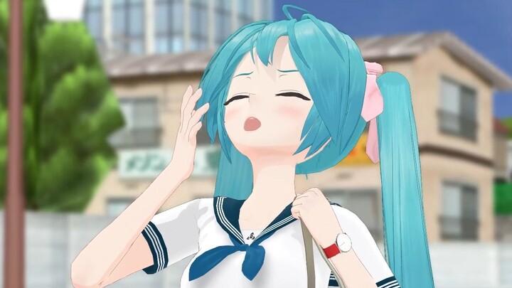 【MMD】What if Miku sneezes?