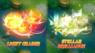 Beatrix Light Chaser M4 Skin VS Stellar Brilliance Prime Skin MLBB Comparison