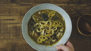 [No Music] How to Make Japanese Curry Udon Noodles by Peaceful Cuisine