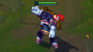 Minecraft Vayne vs League of Legends