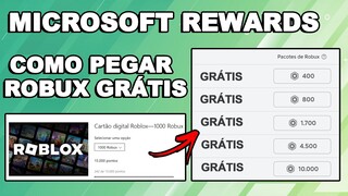 COMO RESGATAR ROBUX GRÁTIS NO MICROSOFT REWARDS - ROBLOX