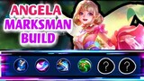 ANGELA MARKSMAN BUILD Gameplay!🔥OP Attack speed and Damage!😍 1K subscribers special!❤️