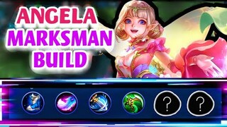 ANGELA MARKSMAN BUILD Gameplay!🔥OP Attack speed and Damage!😍 1K subscribers special!❤️