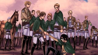 [Komik Warna Musim Terakhir Attack on Titan] Bab 132: Sayap Kebebasan, Kawanan, dan Hanji Lingben