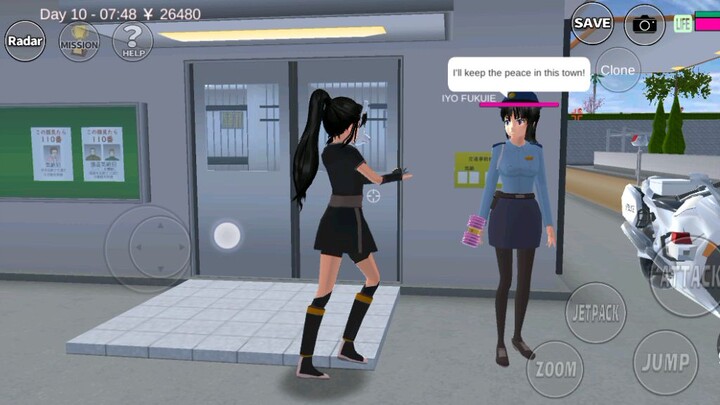 Sakura school simulator how yo cut head of police
