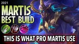 Martis Best Build in 2021 | Martis Gameplay & Build - Mobile Legends: Bang Bang