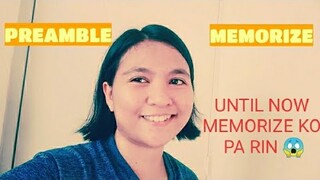 PREAMBLE|MEMORIZE KO PA RIN PALA 😱🙊|Yasmin Asistido